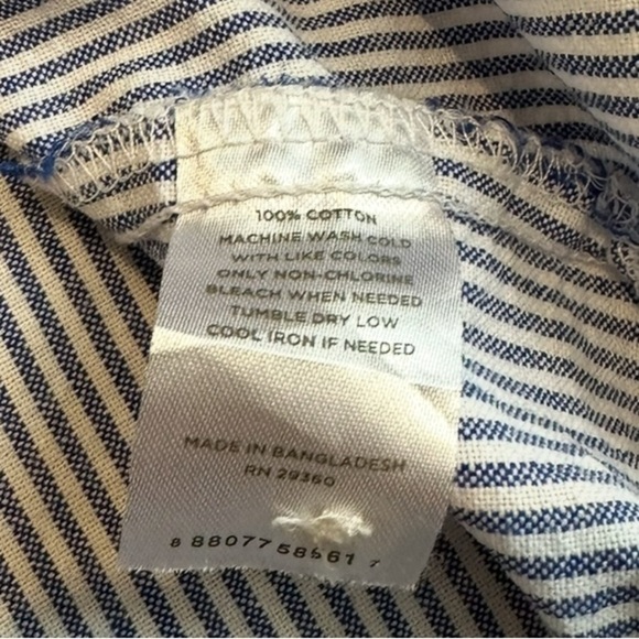 Dip Blue 3/4 Sleeve Button Down Shirt - Picture 5 of 12